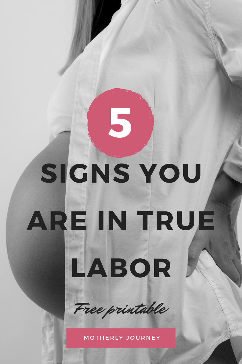 What Is True Labor Signs